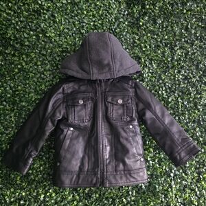 Urban Republic Kids Black Hooded Jacket Size 2T